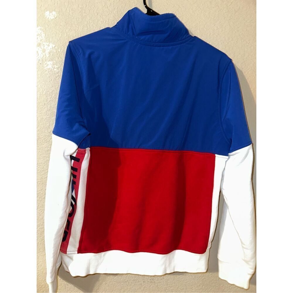 Tommy Hilfiger ColorBlock Quarter Zip Pullover - Picture 4 of 5